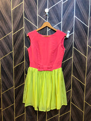 Mini Dress Chiffon Small Size Chest 18 Length 36