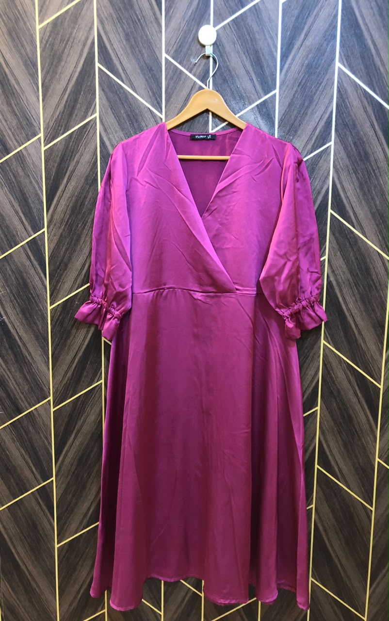 Western Long Maxi Silk Large | Size | Chest 20 | Length 45