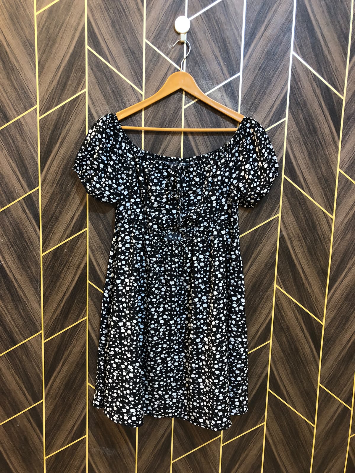 Mini Dress Silk Small Size Chest 18 Length 35
