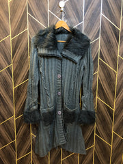 Women Wool Cardigan Sweater Large | Size | Chest 20 | Length 38