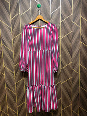 Western Long Maxi Chiffon X Large | Size | Chest 21 | Length 49