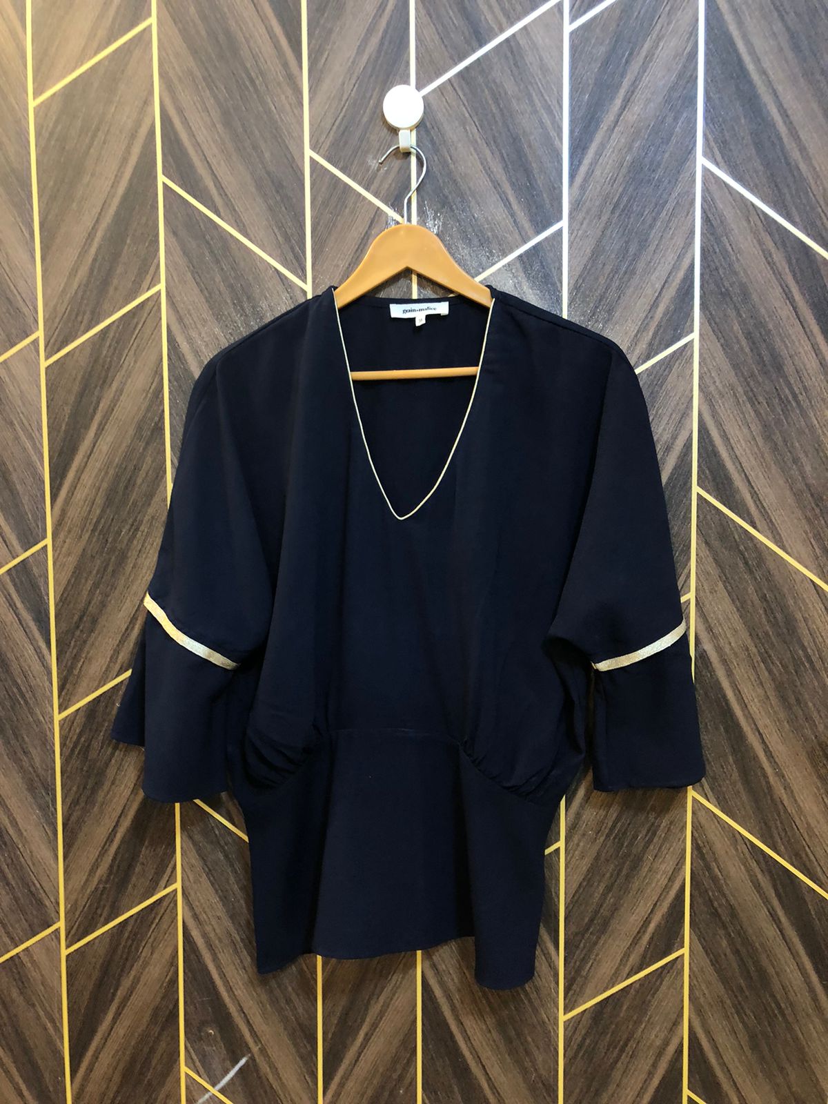 Western Top Chiffon – 1XL Size (Chest: 23, Length: 26 )