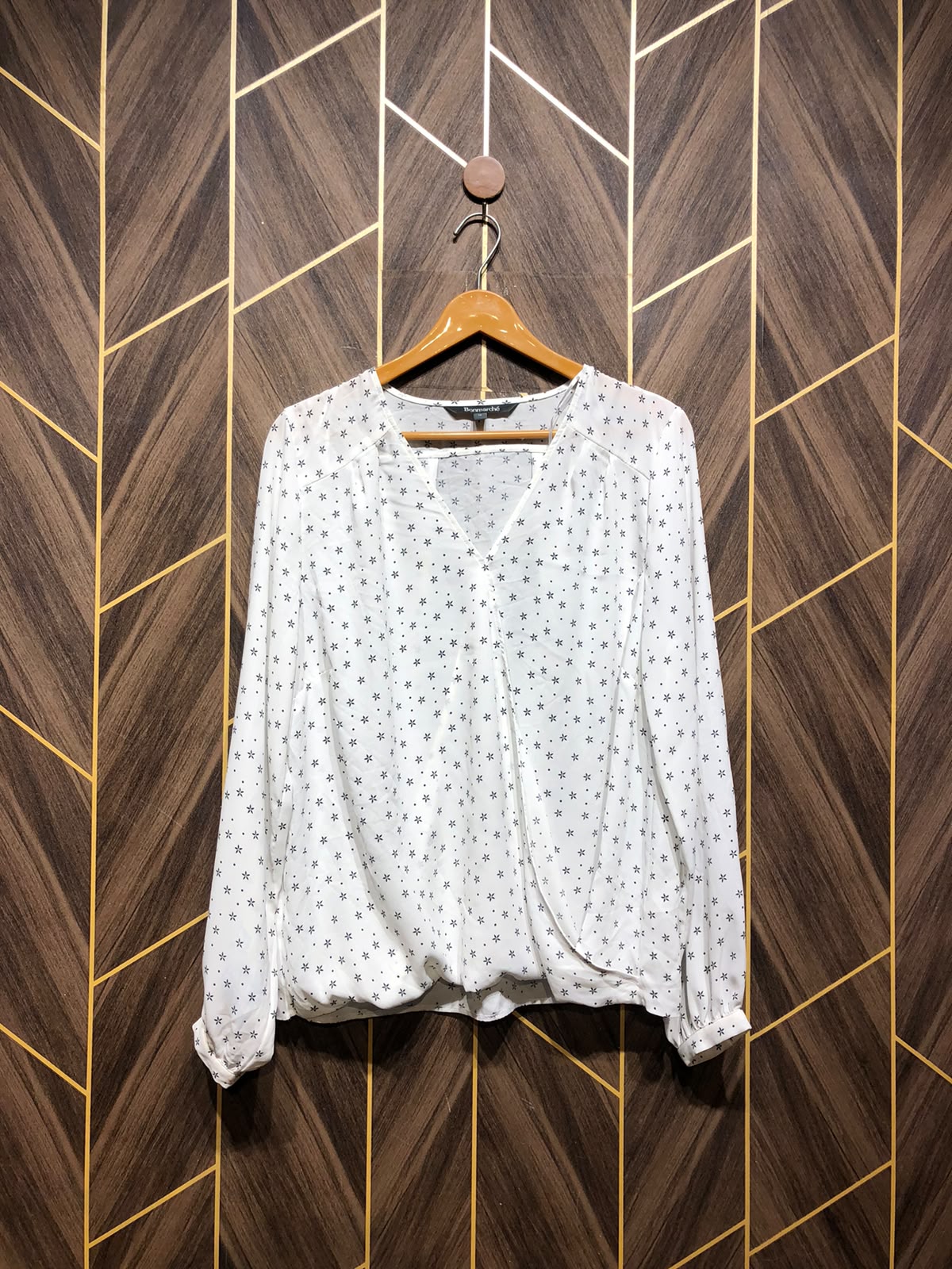 Western Top Chiffon (See Through) – X-Large Size (Chest: 22, Length: 25 )