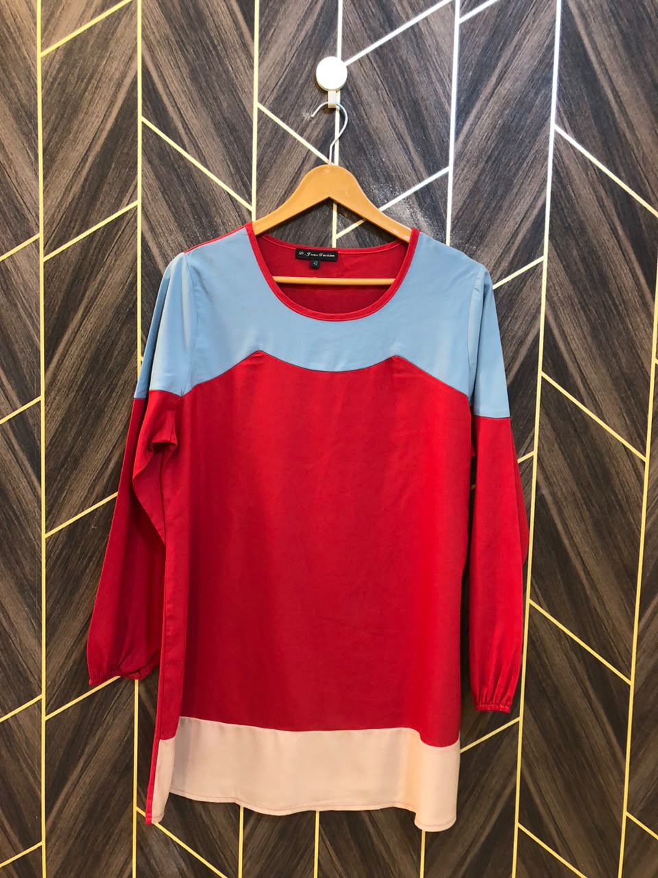 Western Top Chiffon – Large Size (Chest: 21  , Length: 31)