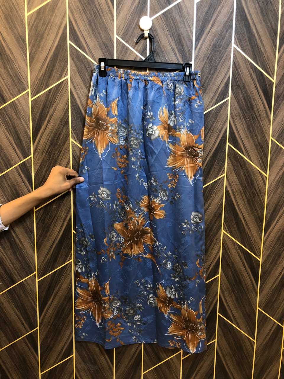 Women Silk Cord Set baggy | Shirt Chest 19 | Shirt Length 38  | Skirt Waist 30 | Skirt Length 38