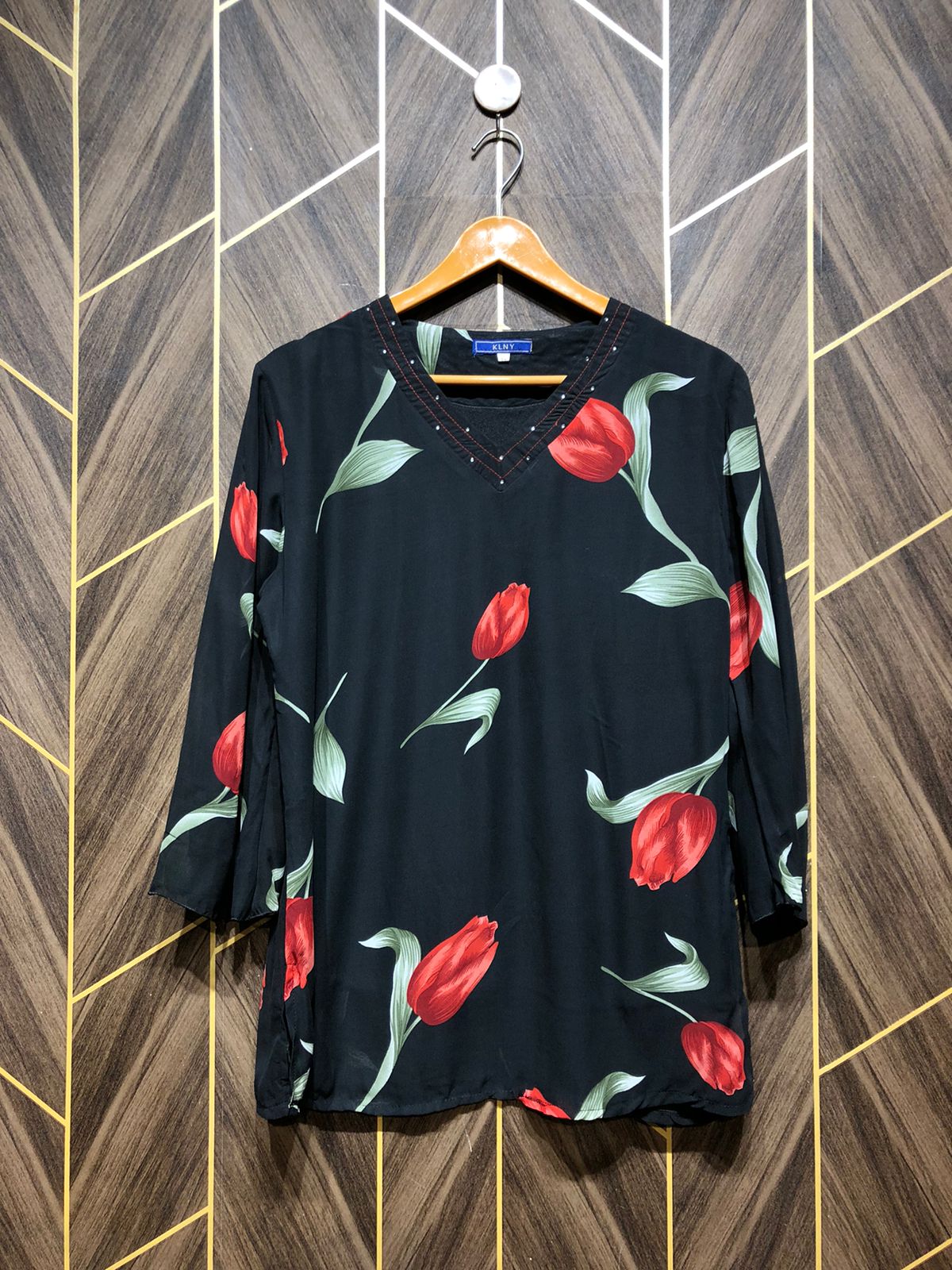Western Top Chiffon – Large Size (Chest: 20, Length: 28 )