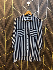Western Top Chiffon (See Through) – X-Large Size (Chest: 22, Length: 31)