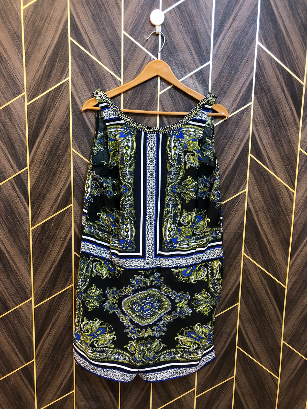 Mini Dress Silk Medium Size Chest 19 Length 35