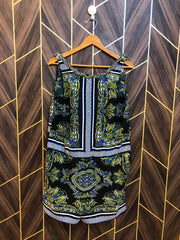 Mini Dress Silk Medium Size Chest 19 Length 35