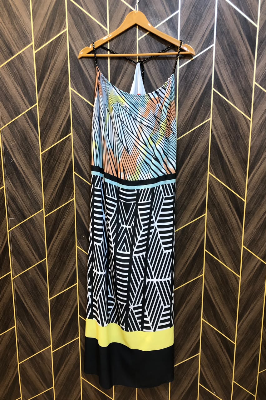 Western Long Maxi Chiffon Medium | Size | Chest 19 | Length 55