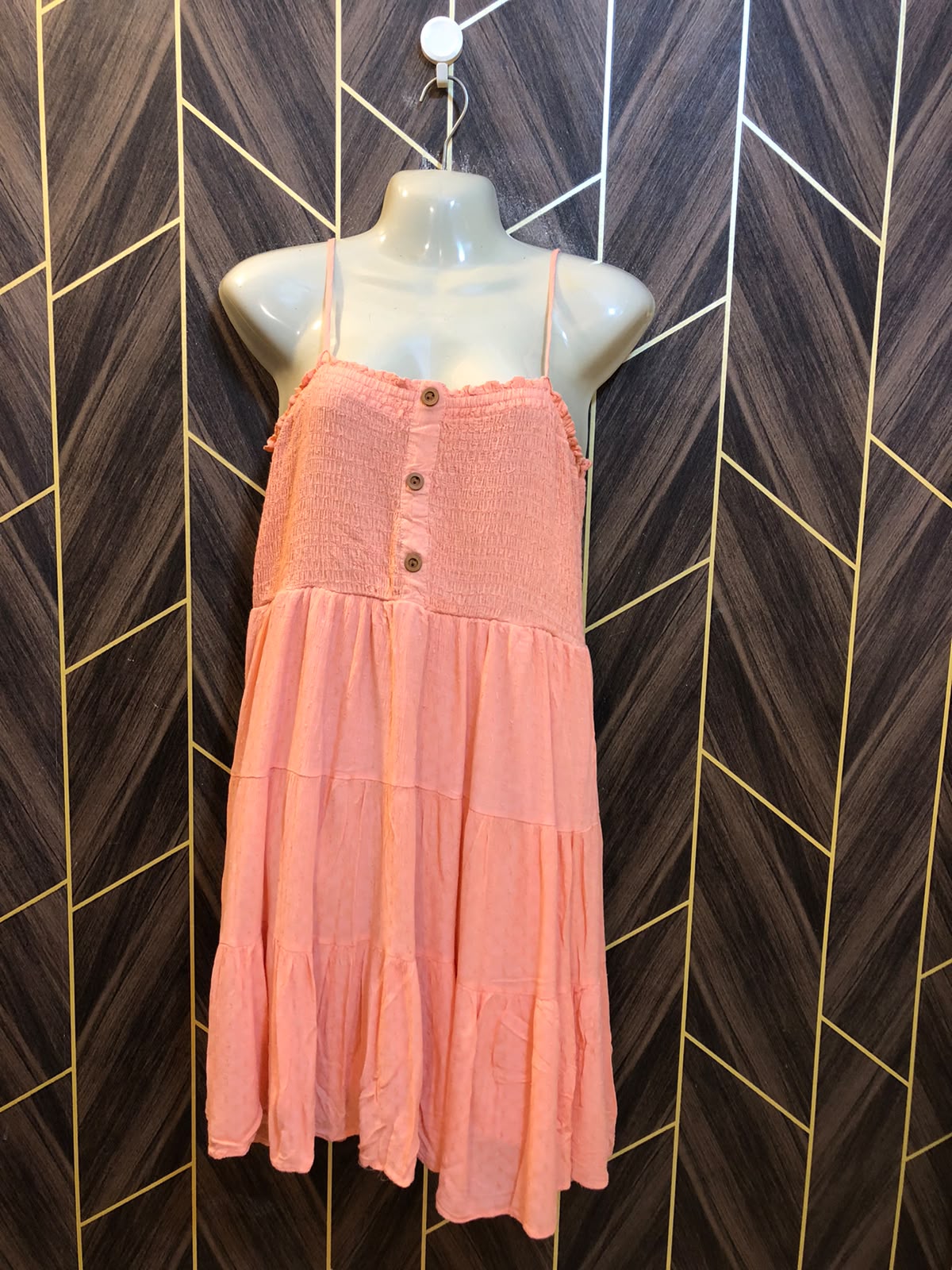 Mini Dress Linen Medium Size Chest 19 Length 36