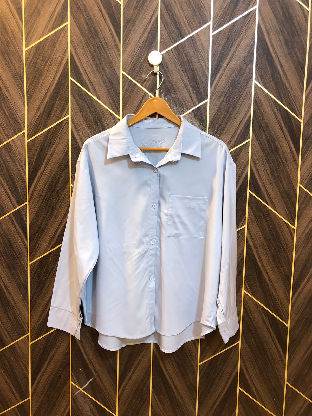 Western Top Silk – Large Size (Chest: 20, Length: 27  baggy  )