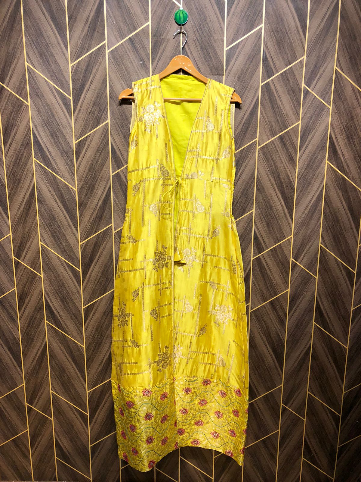 Western Long Maxi  Trendy Silk Small | Size | Chest 18 | Length 55