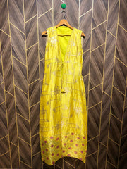 Western Long Maxi  Trendy Silk Small | Size | Chest 18 | Length 55