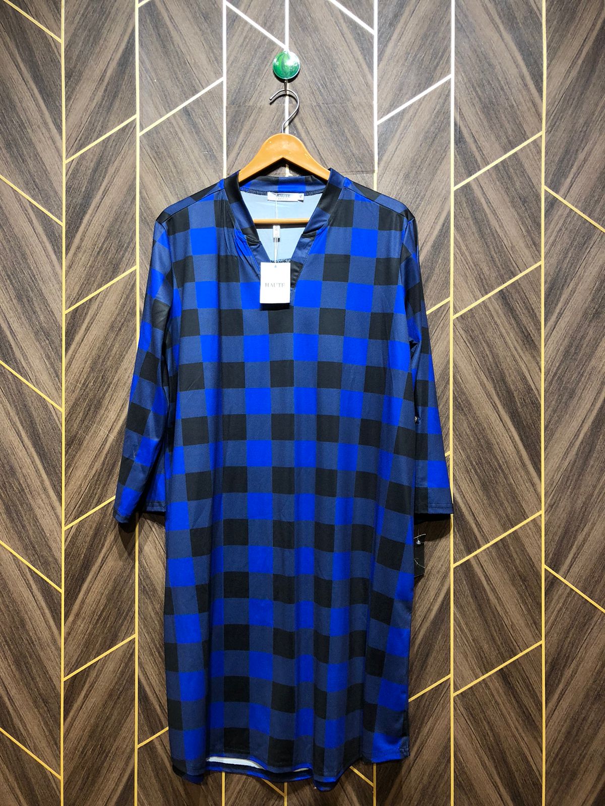Western Long Maxi Silk jersey   X Large | Size | Chest 22 | Length 40