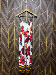 Western Long Maxi Chiffon Small | Size | Chest 18 | Length 48