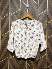 Western Top Chiffon – Small to medium  Size (Chest: 18 to 19 , Length: 21 )