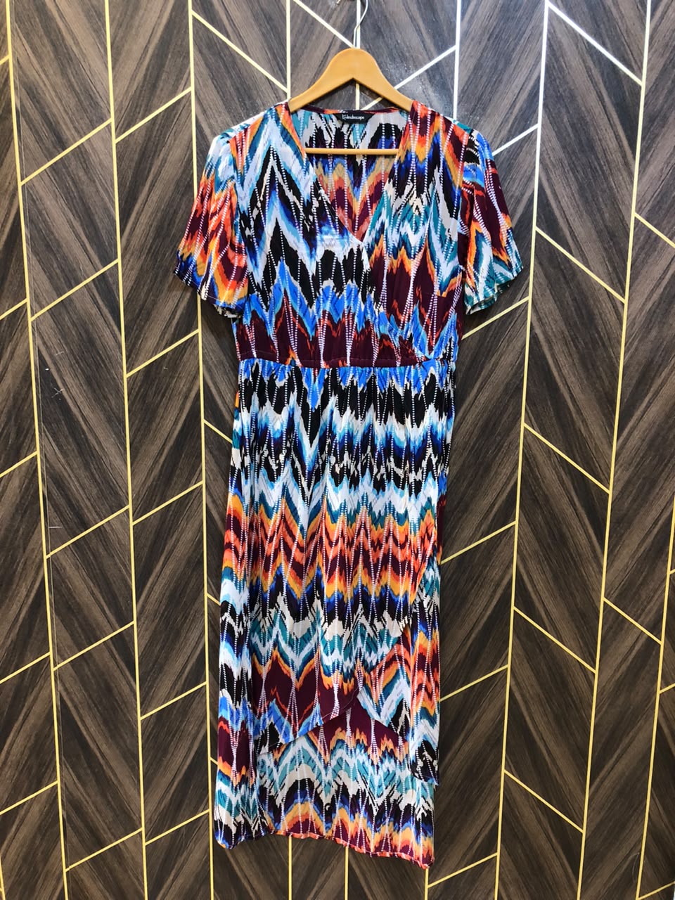 Women Long Shirt Linen Medium | Chest 19 | Length 39