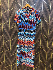 Women Long Shirt Linen Medium | Chest 19 | Length 39