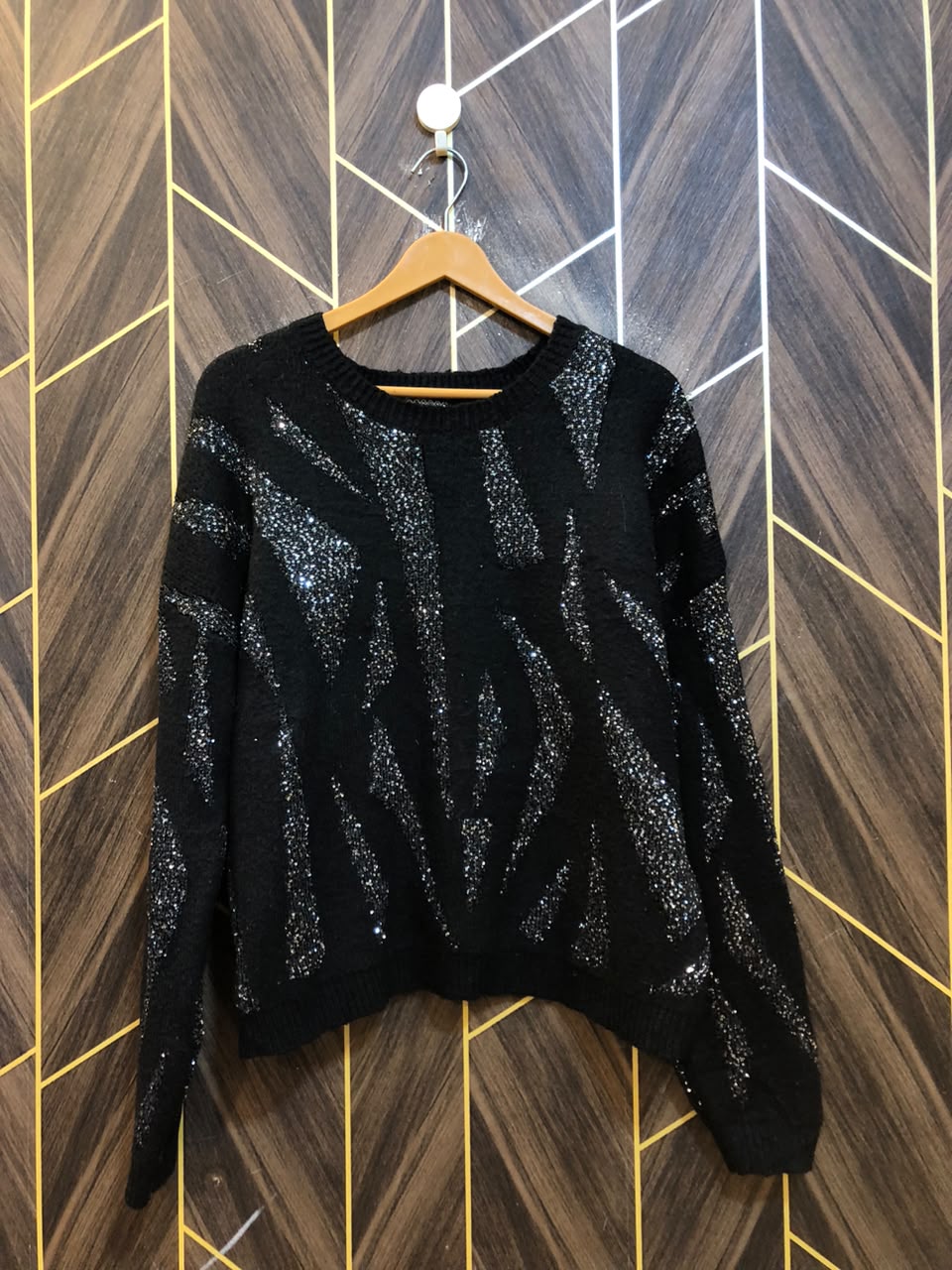 Women Crop Sweater Large | Size | Chest 20 | Length 23