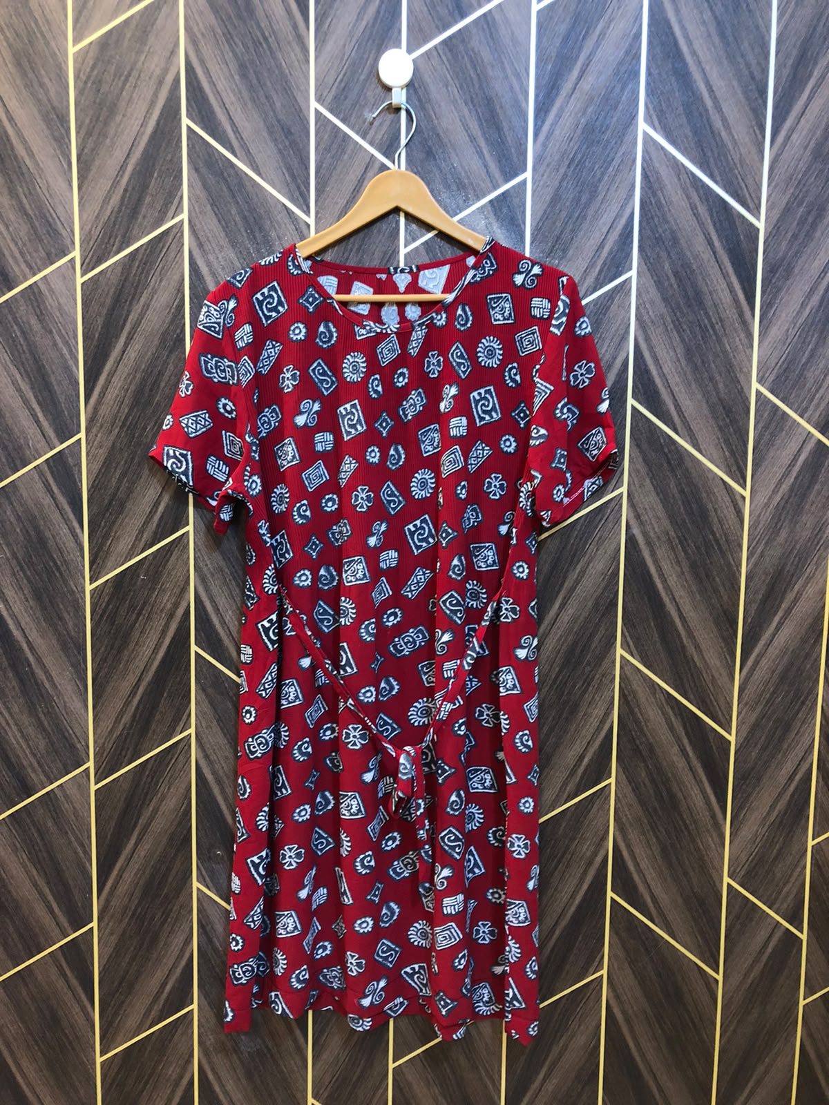 Women Long Shirt Chiffon 1XL | Chest 23 | Length 39
