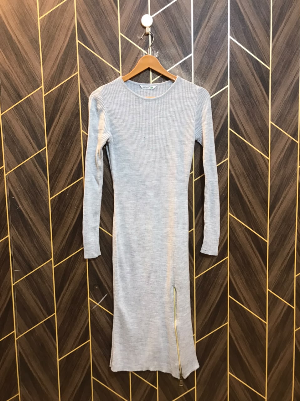 Bodycon Dress Jersey Small | Size | Chest 18 | Length 43