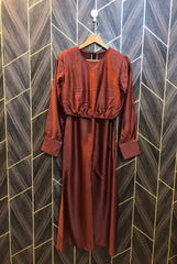Western Long Maxi Silk Small | Size | Chest 18 | Length 50