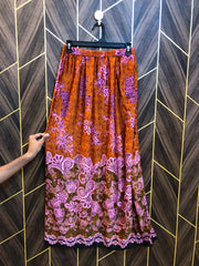 Women Skirts Silk Small | Size Waist 28 | Length 40