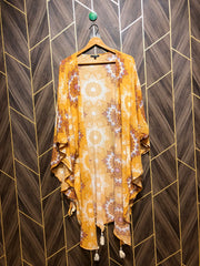 Western Long Maxi Jersey  Shrug  X Large | Size | Length 45