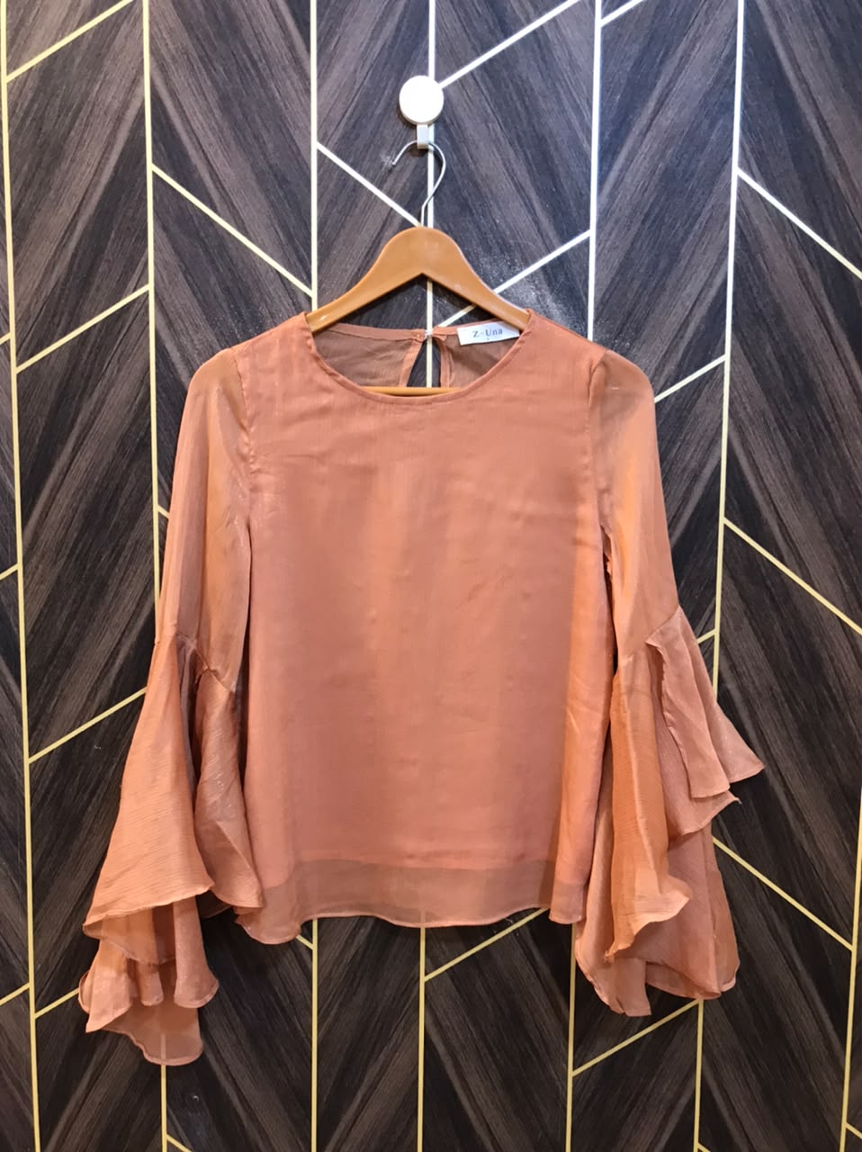 Western Top Chiffon – Small Size (Chest: 18, Length: 23 )