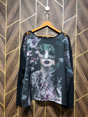 Western Top Silk  baggy  – XX-Large Size (Chest: 27, Length: 26)