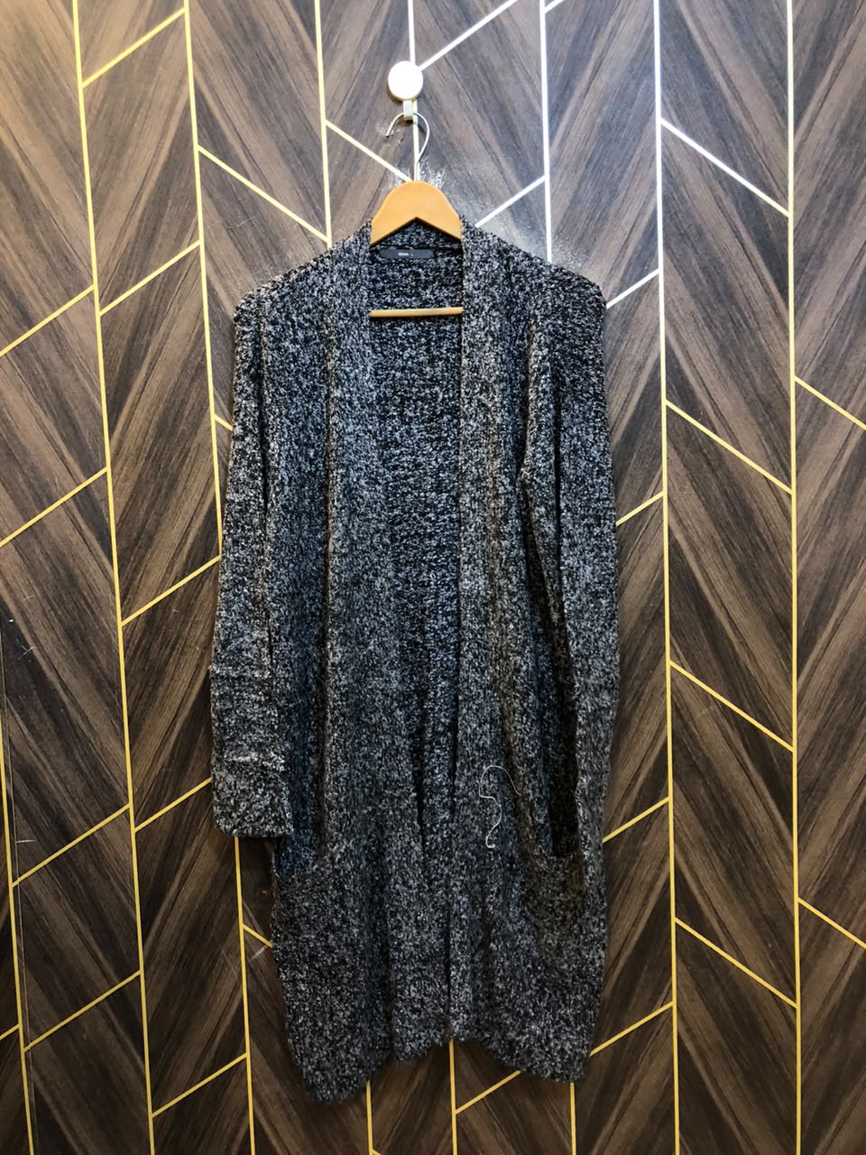 Women Wool Cardigan Sweater Large | Size | Chest 21 | Length 38