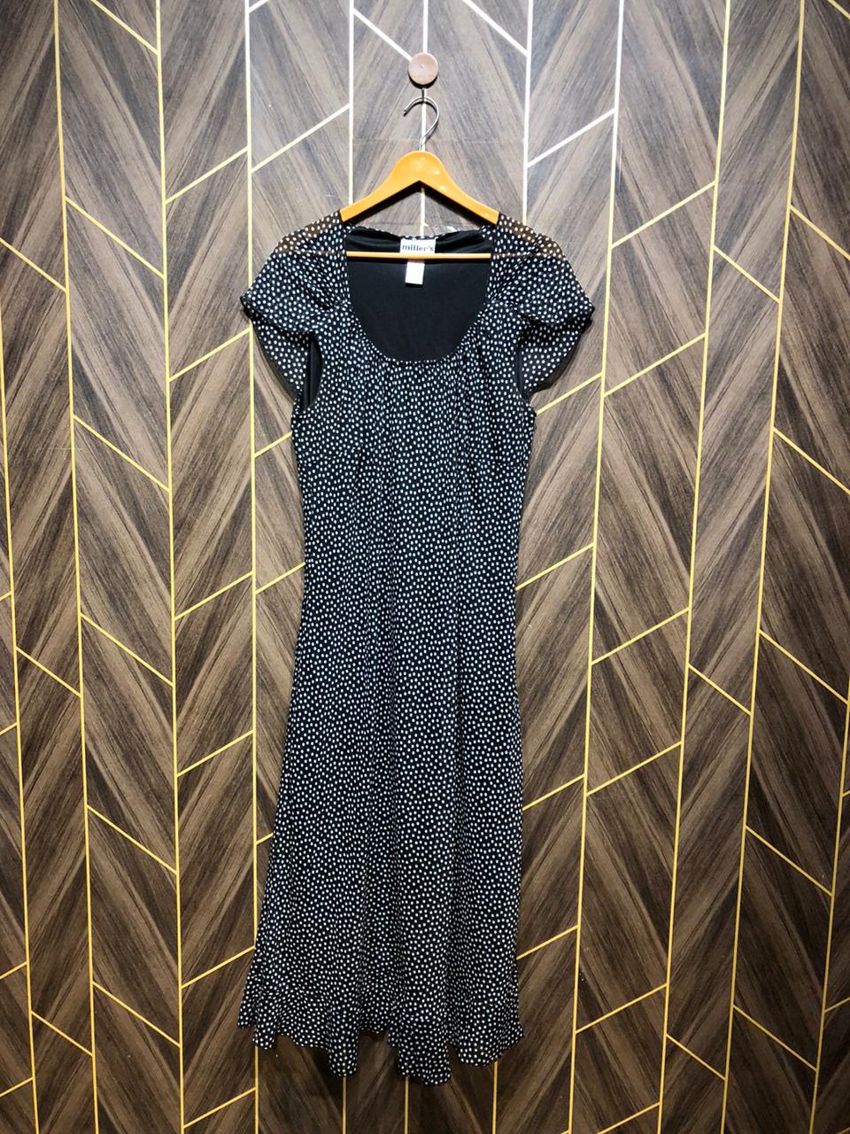 Western Long Maxi Chiffon Large | Size | Chest 20 | Length 52