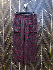 Western Linen Plazo Small to Medium | Size Waist 28–30 | Length 33