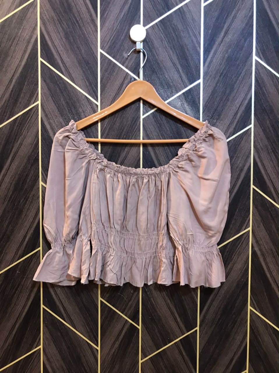 Trendy Linen CropTop Size Small