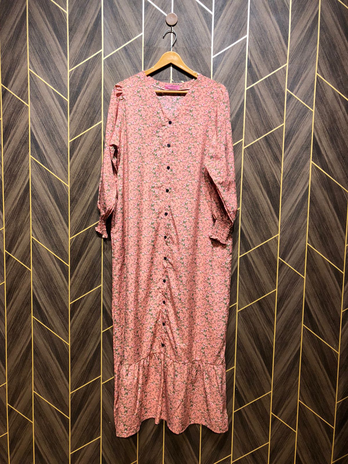 Western Long Maxi Chiffon 2xl| Size | Chest 23  | Length 54