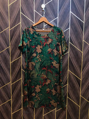 Mini Dress Silk Medium Size Chest 19 Length 37