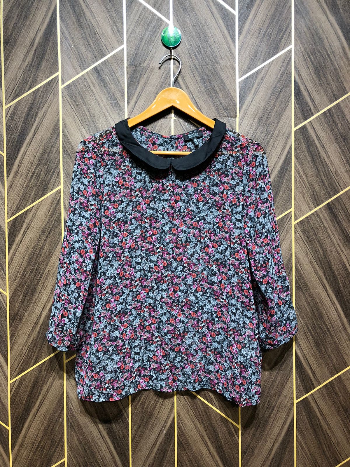 Western Top Chiffon (See Through) – Medium Size (Chest: 19, Length: 24 )