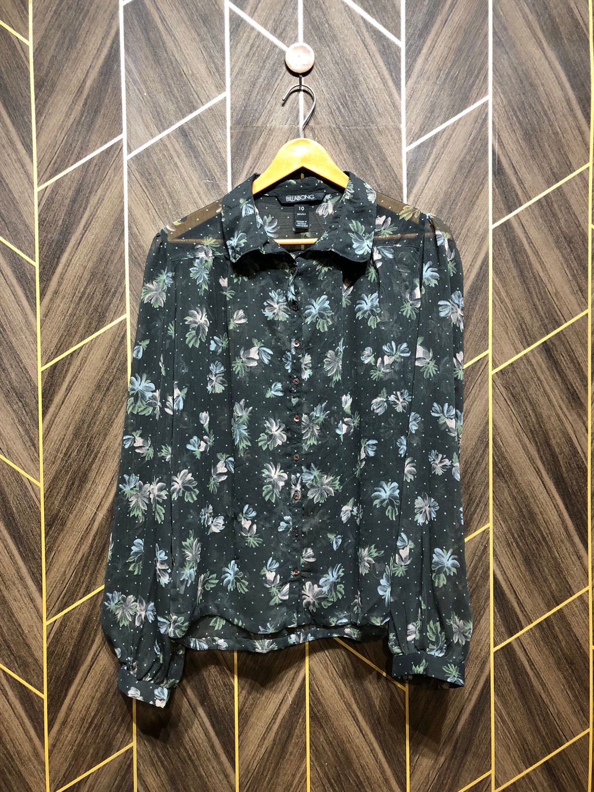 Western Top Chiffon (See Through) – Large Size (Chest: 20, Length: 25 )