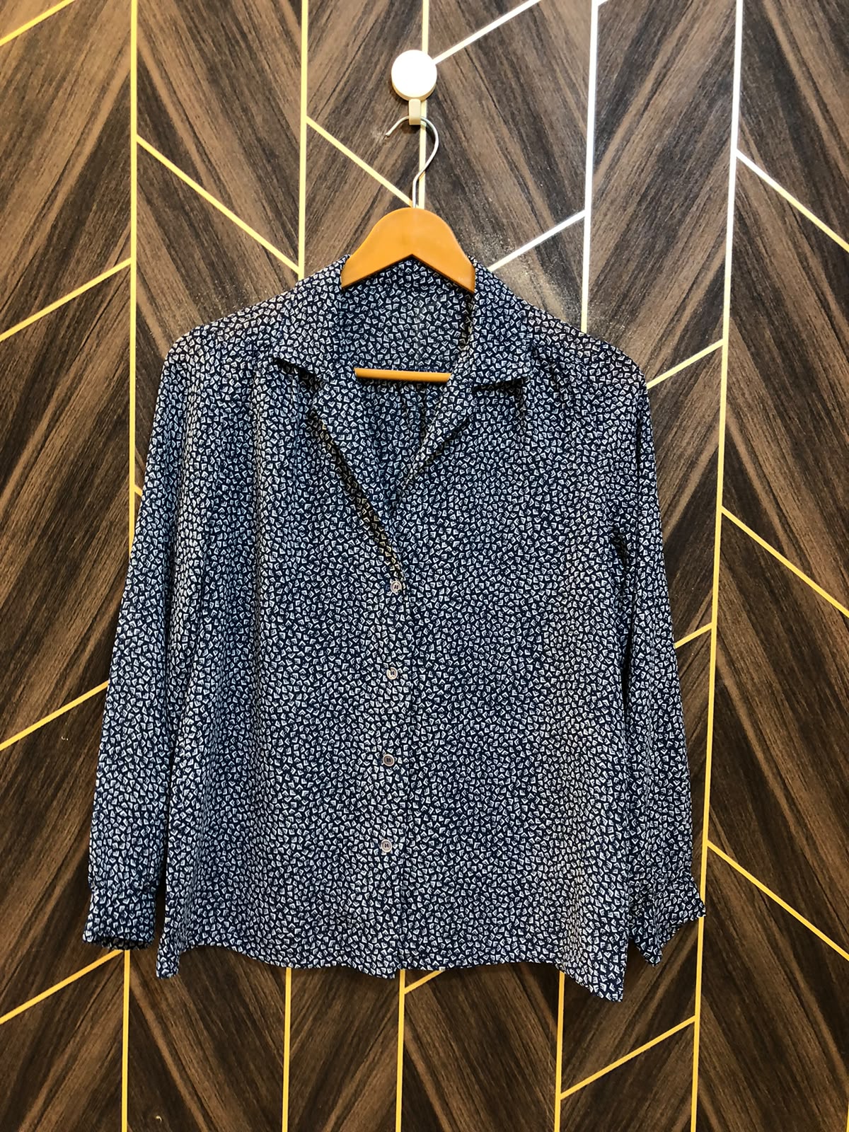 Western Top Chiffon – Large Size (Chest: 21  , Length: 24 )