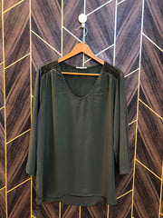 Western Top Chiffon – X-Large Size (Chest: 22, Length: 28 )