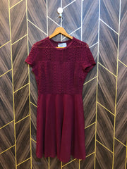 Mini Dress Net Jersey Small Size Chest 18 Length 39