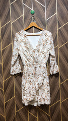 Women Long Shirt Net Jersey Small | Chest 18 | Length 34