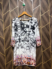 Women Long Shirt Linen X Small | Chest 17 | Length 33