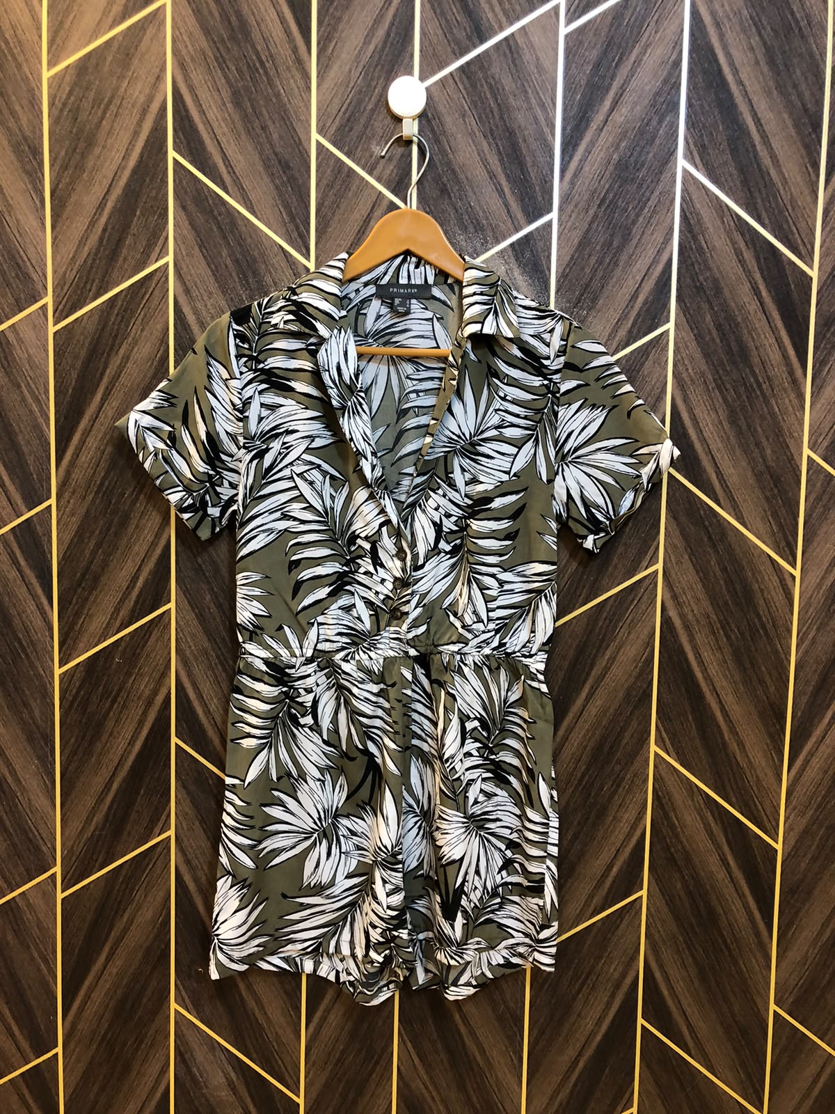 Mini Dress Chiffon Small Size Chest 18 Length 30 Romper