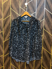 Western Top Chiffon (See Through) – Large Size (Chest: 22 , Length: 31)