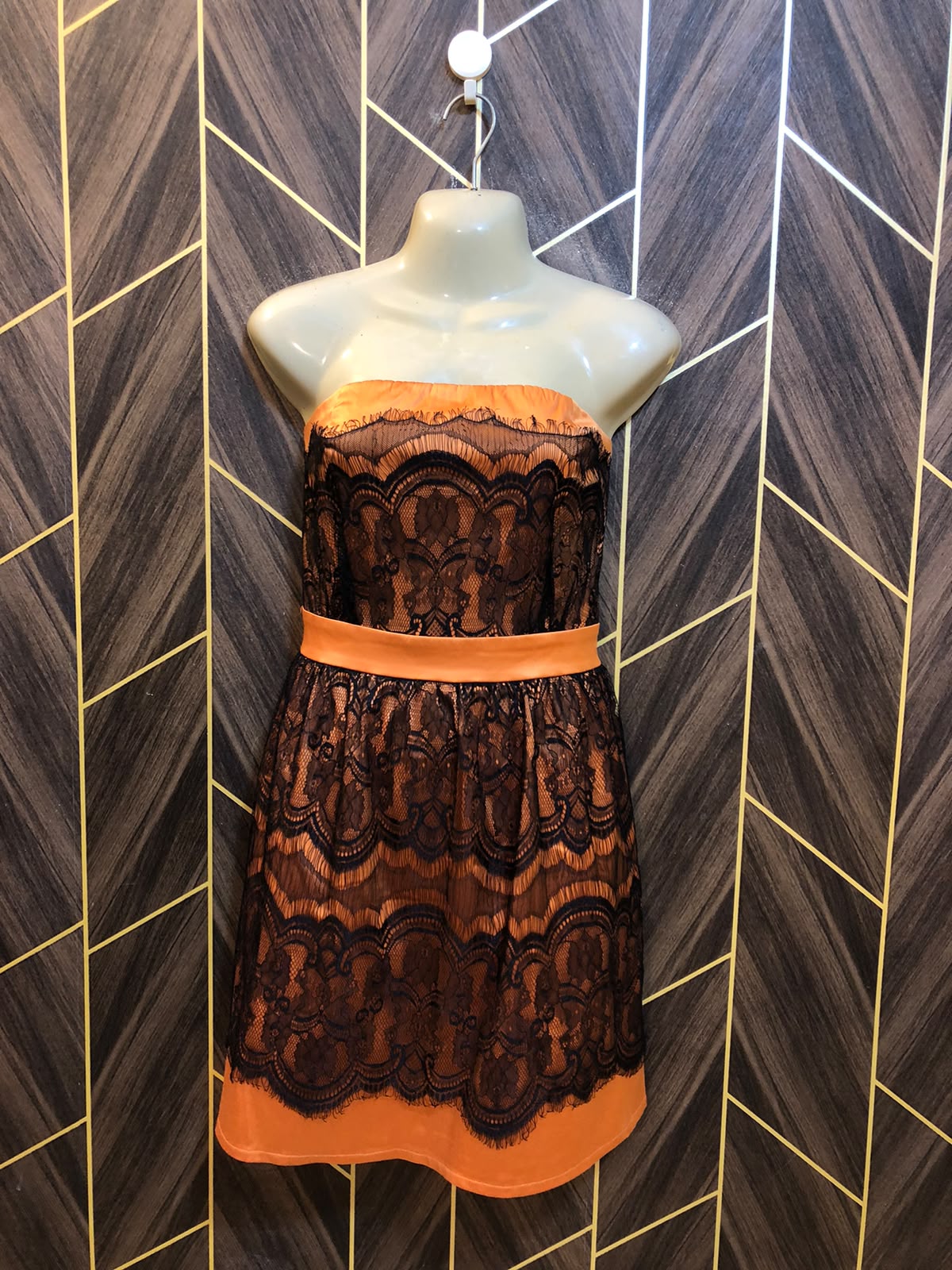 Mini Dress Silk Medium Size Chest 19 Length 33