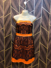 Mini Dress Silk Medium Size Chest 19 Length 33