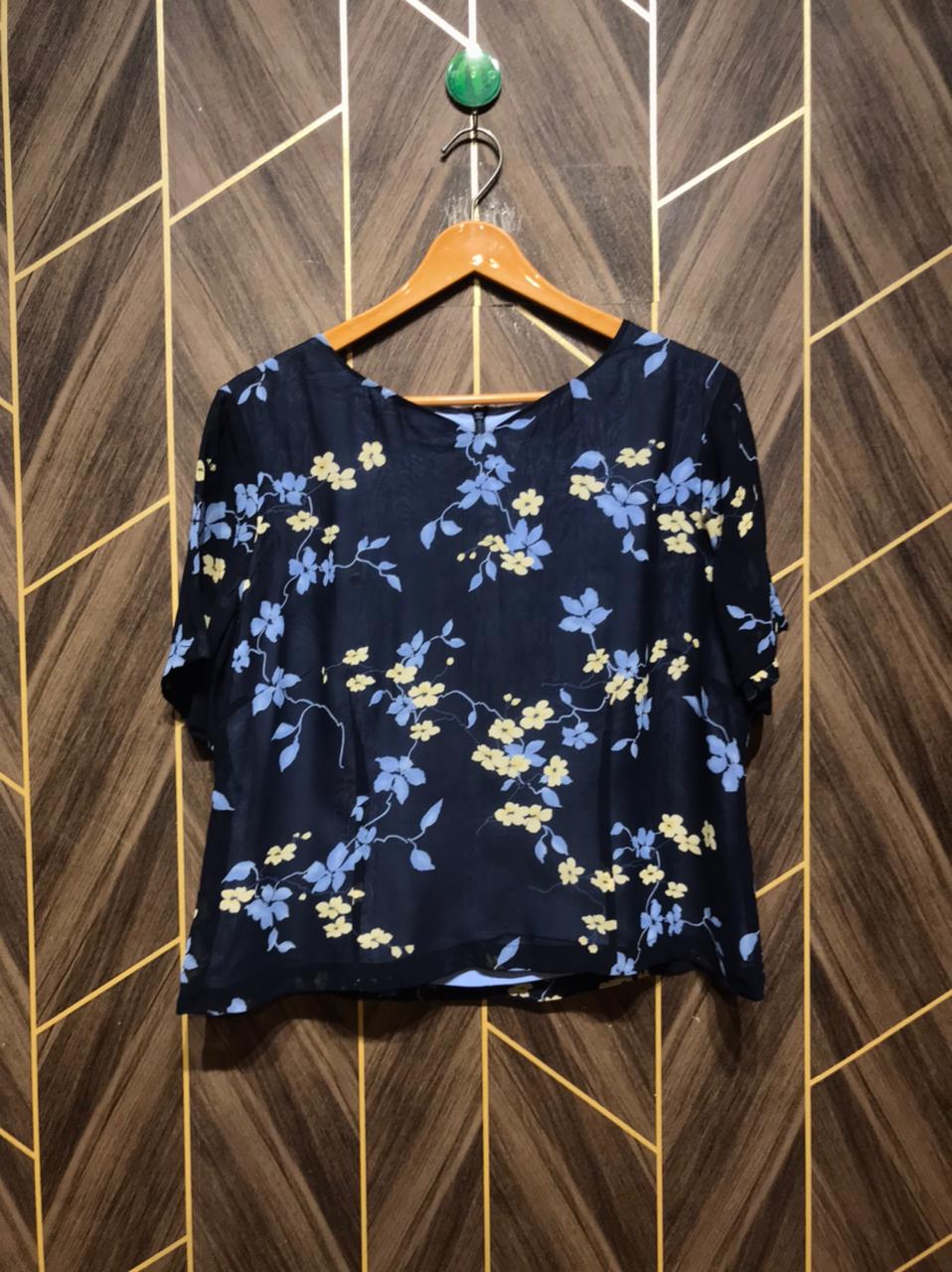 Western Top Chiffon – X-Large Size (Chest: 21, Length: 22 )