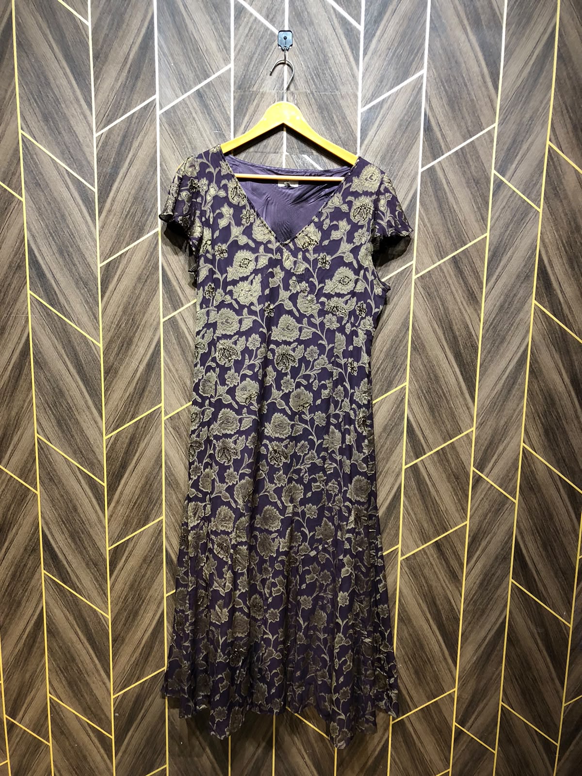Western Long Maxi Chiffon Medium | Size | Chest 19 | Length 49